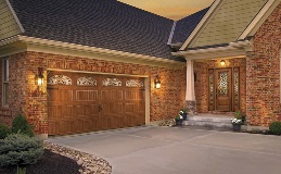 Rustic Collection | Clopay entry door Model FR2100 with Tuscany Glass