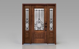 Rustic Collection | Clopay entry door Model FR2171 with Prescott glass