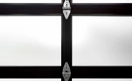 Avante Close Up Shot of Door Frame, Window, and Hinge