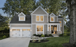Gallery Collection - Long Panel Design with SQ24 Windows and Spade Strap Hinges
