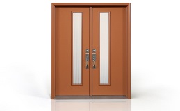 Clopay Smooth Fiberglass Collection FS9031-L with CLARION™ Clear Glass