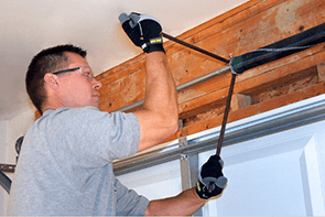 Garage door service and repair in Edmonton.
